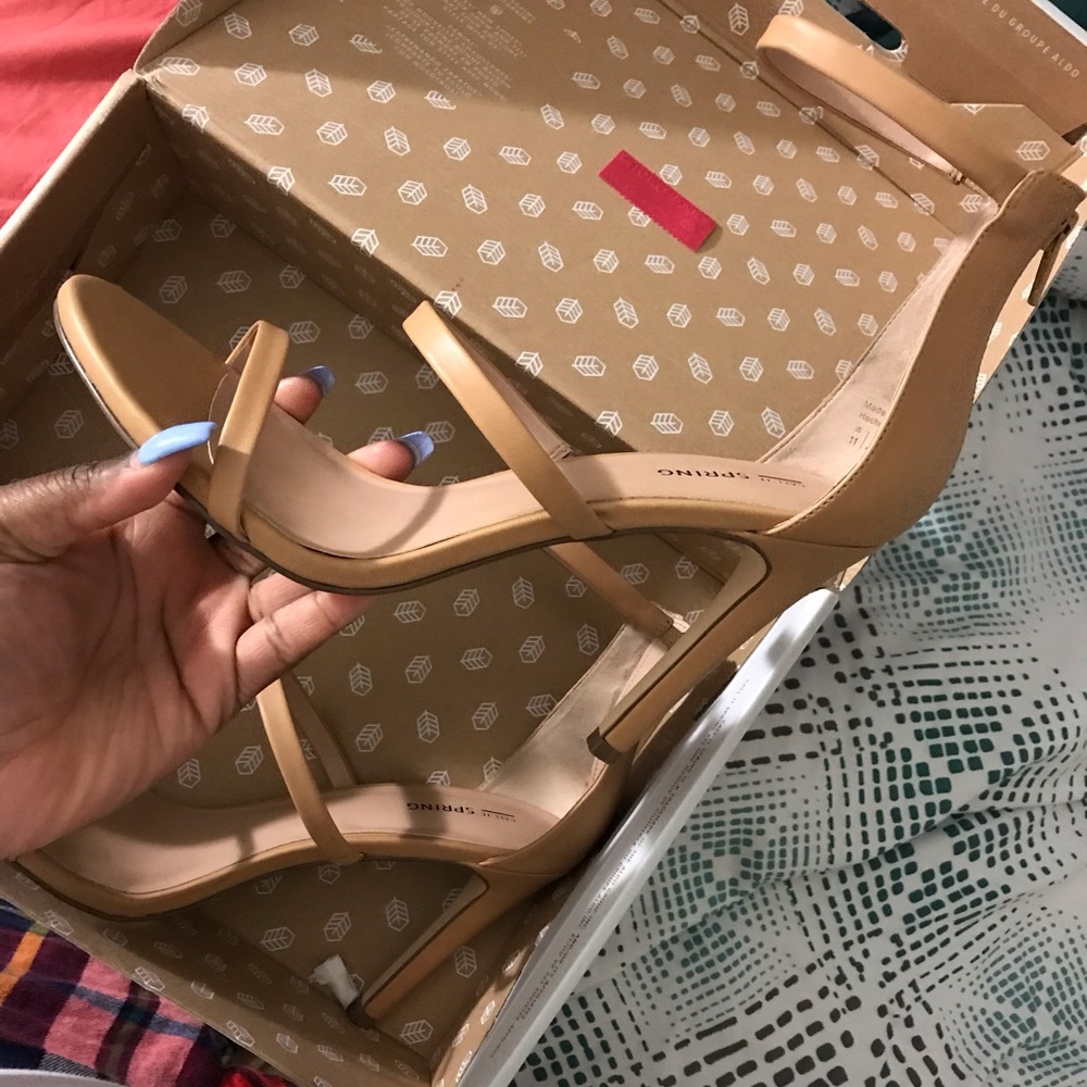 Nude Heels (worn once)
